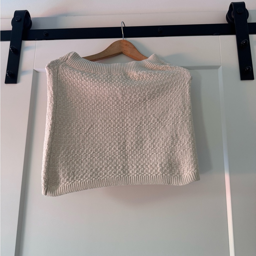 Wild Fable Cream Textured Skirt